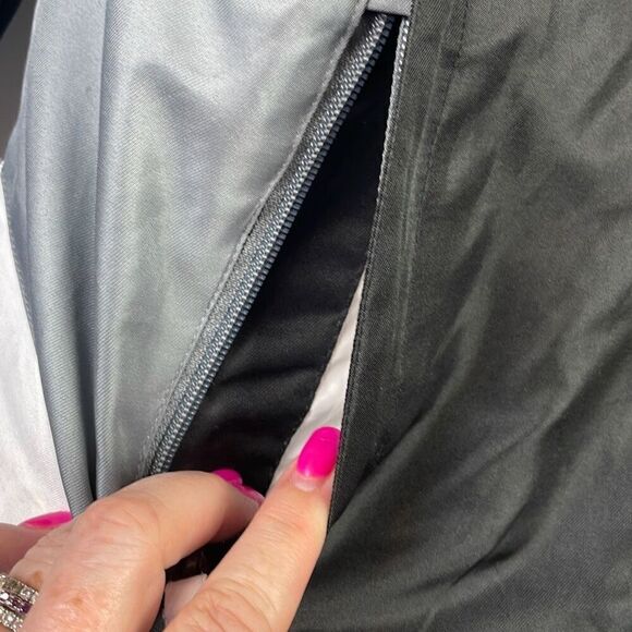 Athletic Works Womens Color Block Full Zip Hooded Jacket 3-way Parka  M(8/10) - Picture 7 of 13